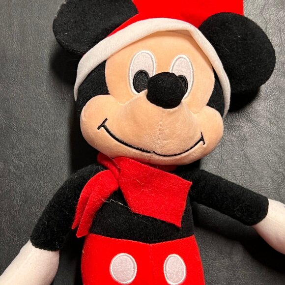 Disney Christmas Mickey 12" Plush *XY - Picture 2 of 4